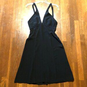 Armani Le Collezioni Black Silk Blend Dress - Size 8